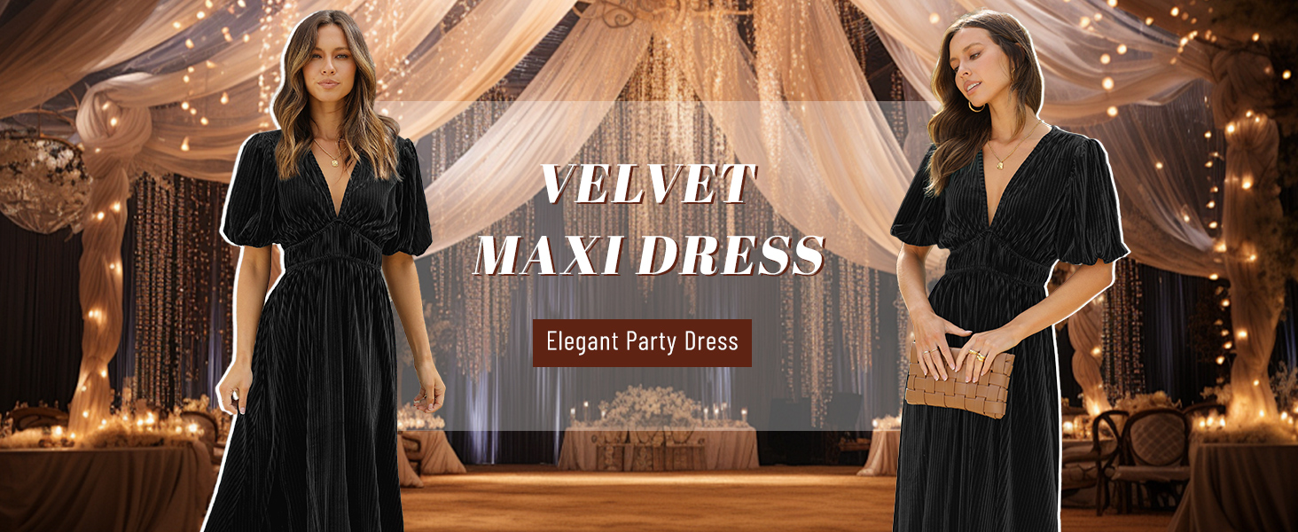 Black Wedding Guest Dress for Women