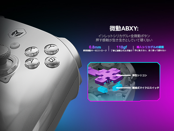 Amazon.co.jp: BIGBIG WON Rainbow 3 コントローラー 静電容量式