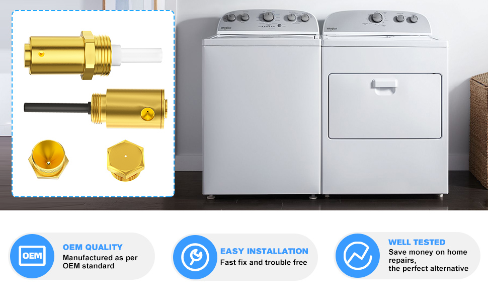 W11581316 Dryer Low Pressure Propane Conversion Kit For 29