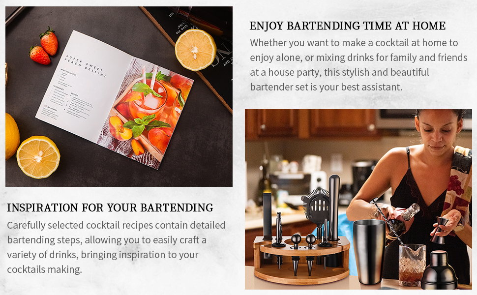 ENJOY BARTENDING TIME AT HOME