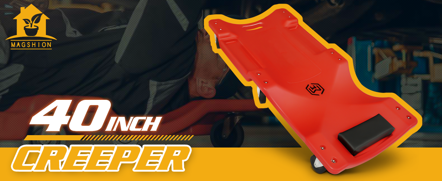 Magshion Automotive Creeper Under Car Roller, 40 Inch Low