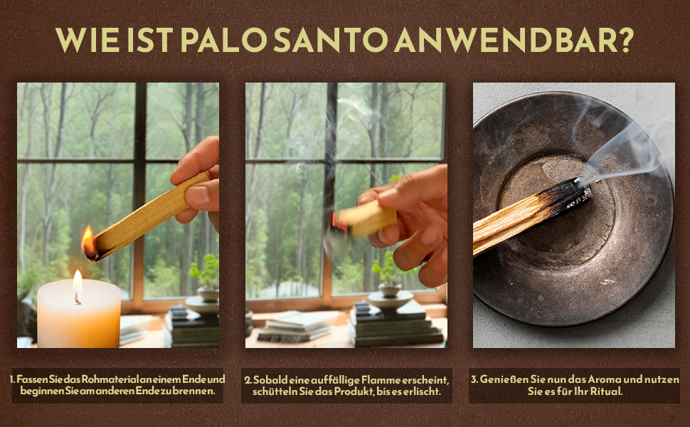 Amazon.de MUT22 Palo Santo Räucherwerk 500 gr, Heiliges Naturholz zum Verbrennen und Reinigen