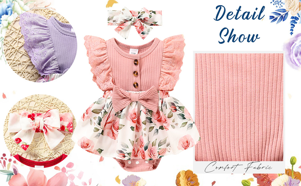 baby girl summer romper