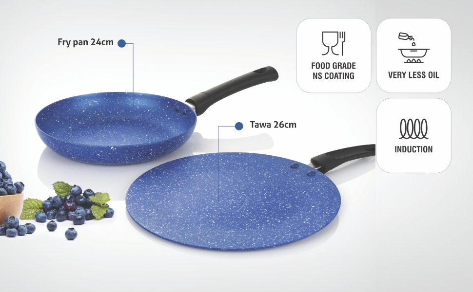 Non Stick Cookware Sets Induction Friendly 2 pcs Gift Sets