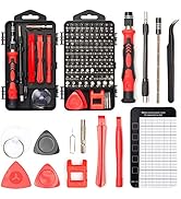 SHARDEN Precision Screwdriver Set, 122 in 1 Electronics Magnetic Repair Tool Kit with Case for Re...