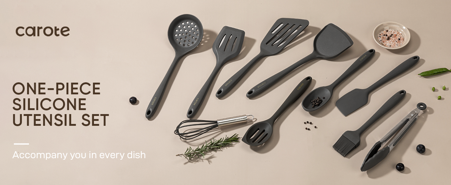 kitchen utensils set silicone cooking utensils set