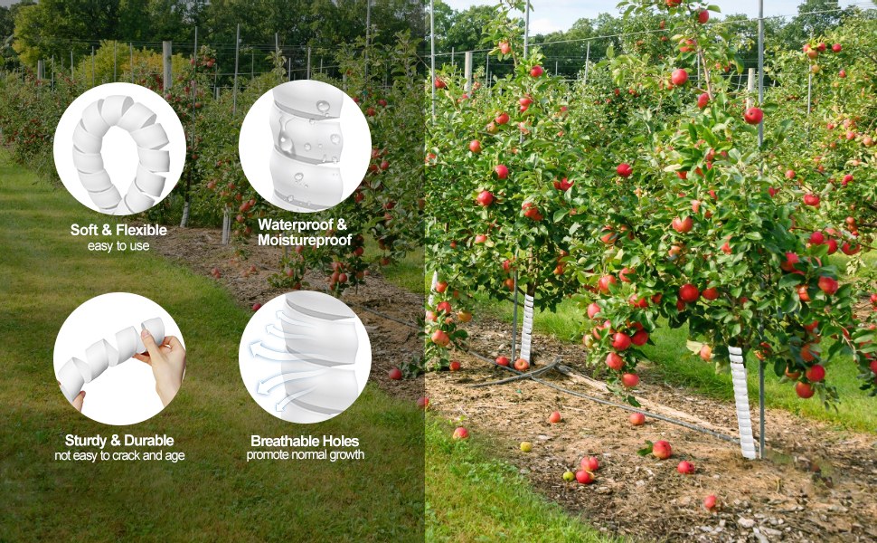 UGarden Upgrade 6 PCS Tree Trunk Protector 24 Inches