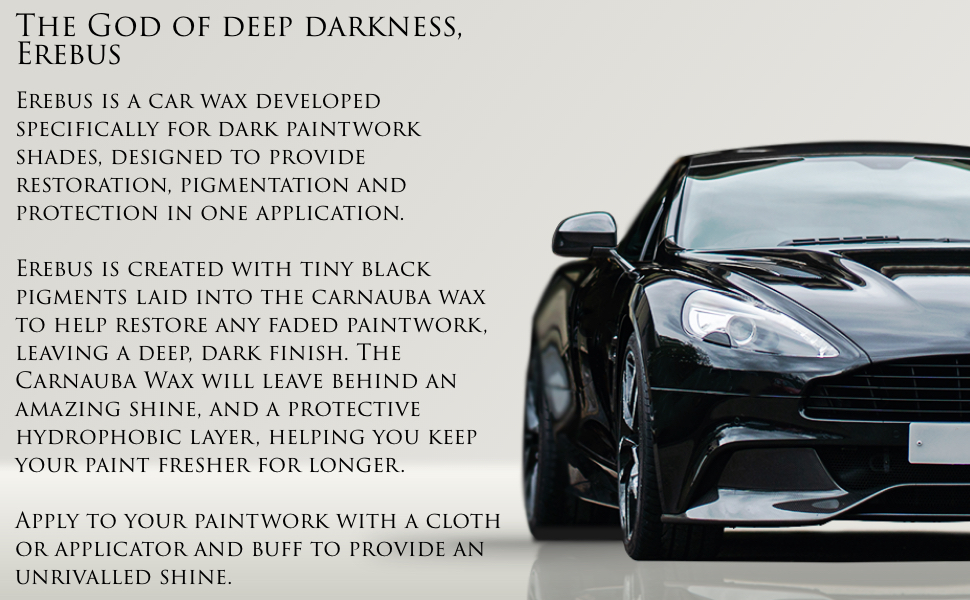 Car Gods Black Carnauba Wax Polish, Pigmented Formula 3 in