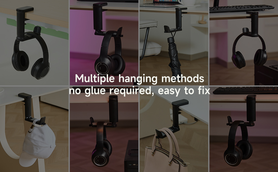 LVGCHM gamer gifts headphone holder desk headphone hook