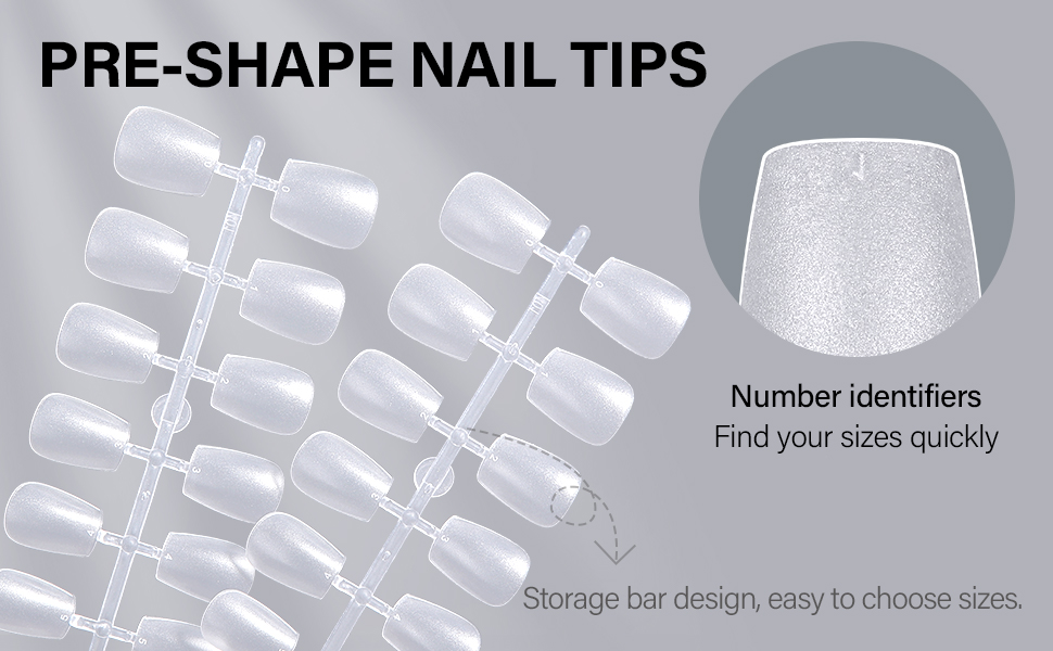 coffin nail tips