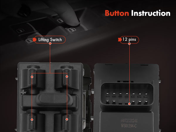 s036amさま専用 Amazon.com: A-Premium Power Window Switch Compatible with