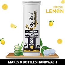 Klyntra Foaming Handwash Starter Kit - Fresh Lemon Mild Fragrance