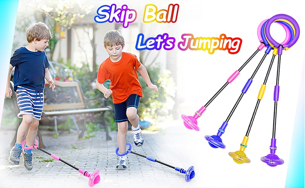 BEBJUIL Kids Skip Ball Foldable It Direct store Flashing Jump Ankle
