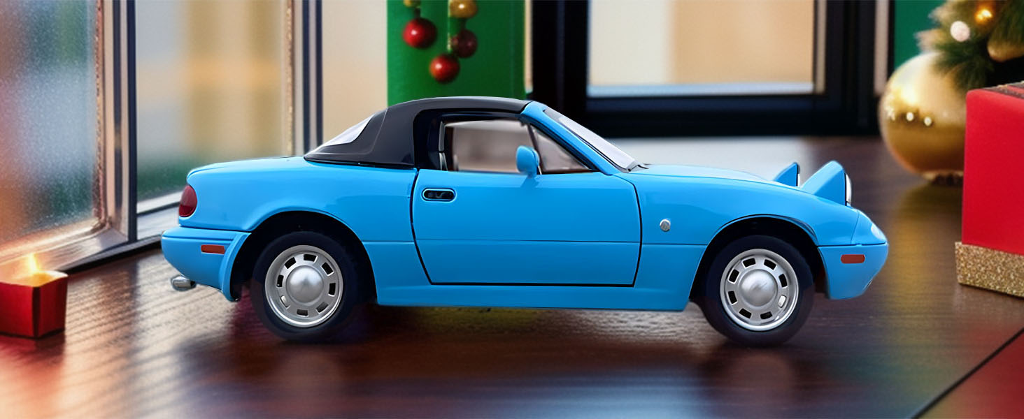  Mazda Miata MX5 Toy Car 1/32 Diecast Model Cars, Car Toys for Kids Age 4-7 Miata Model Car Toys 