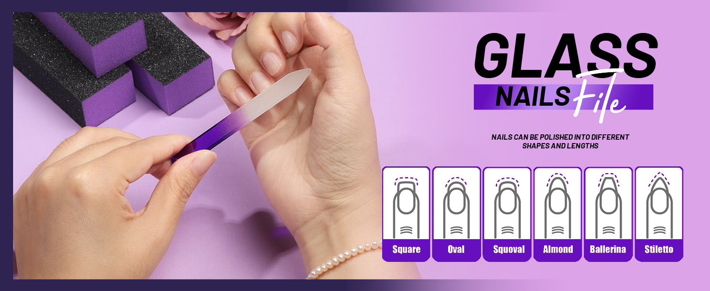 FANDAMEI Nail Care Kit, Nail Buffers and Files, Nail