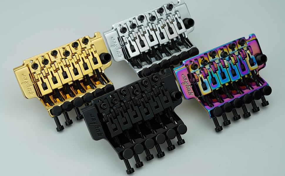 Amazon.com: Guyker Double Rocking Tremolo Bridge, 6 String