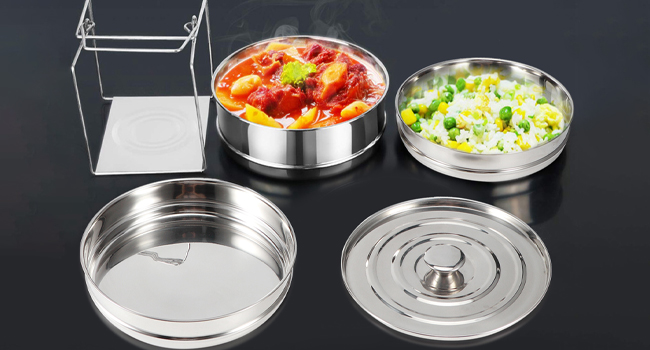 Steamer Pot, Stackable 3 Tier Stainless Steel Steamer Cooker Pot Set Stackable Steamer Insert Pans, Pot in Pot Cooking Baking Food Steamer Cook Food Pressure Pot Accessories for Cooking 14 Steamer Cooker Pot Set Pan Cook Healthy Food Preparation Glass Lids 3 Tier Layer