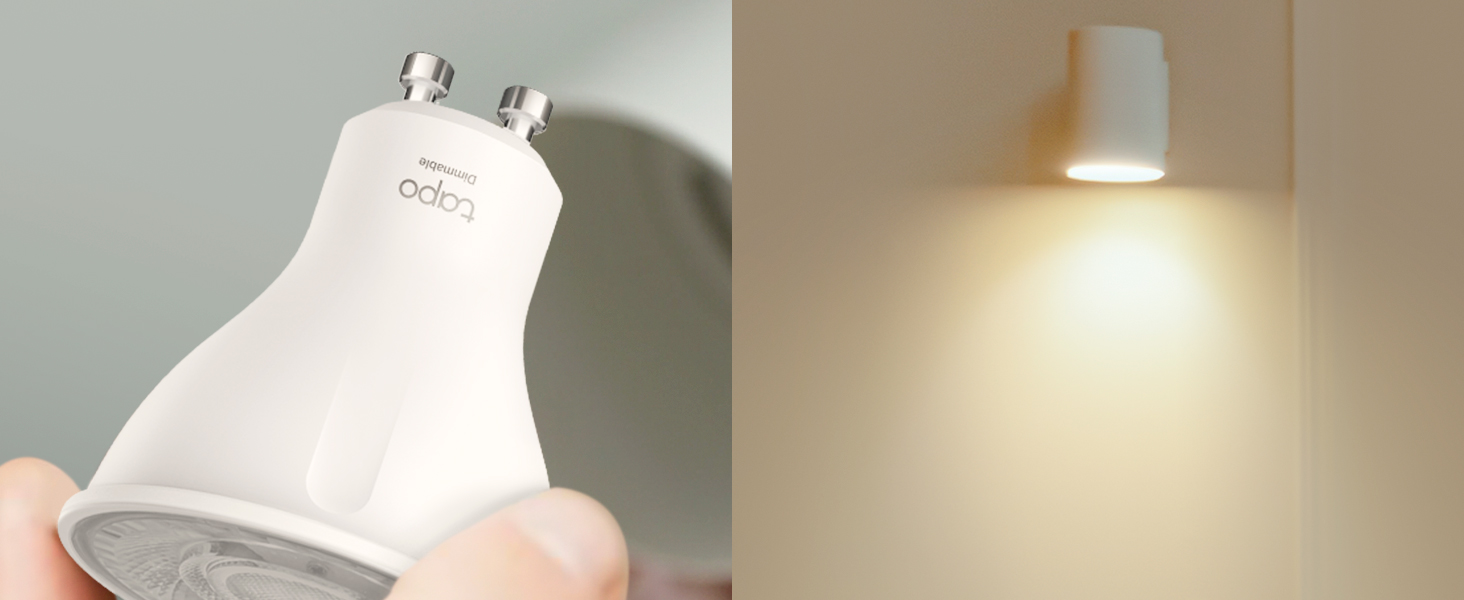 Tapo TP-Link L610 (2-Pack) - Bombilla LED Inteligente Wifi sin necesidad de Hub, Blanco Cálido 2700K, 350 lumens, Cap GU10, Regulable, Compatible con Alexa, Echo y Google Home : Amazon.es: Hogar y