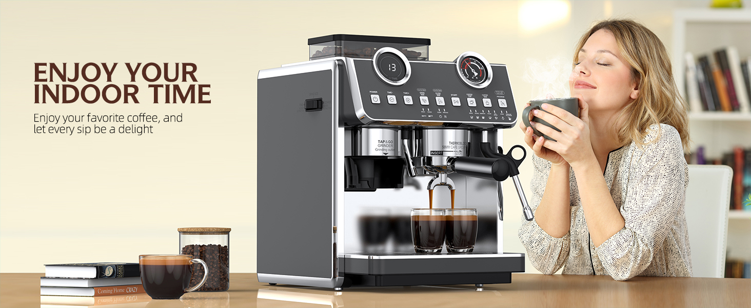 coffee maker ENJOY YOUR INDOOR TIME