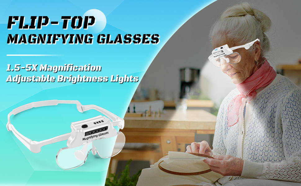 Magnifying Glasses with Lights