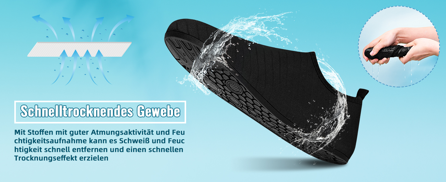 Badeschuhe Wasserschuhe Damen Herren,Schwimmschuhe Barfußschuhe Strandschuhe,Leicht Surfschuhe