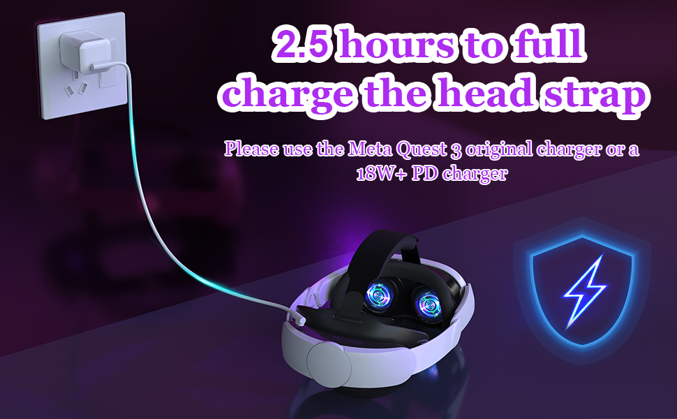 Amazon.com: JHZWD Head Strap with Battery Pack for Meta
