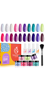 Beetles 20 Colors Midnight Euphoria Dipping Powder