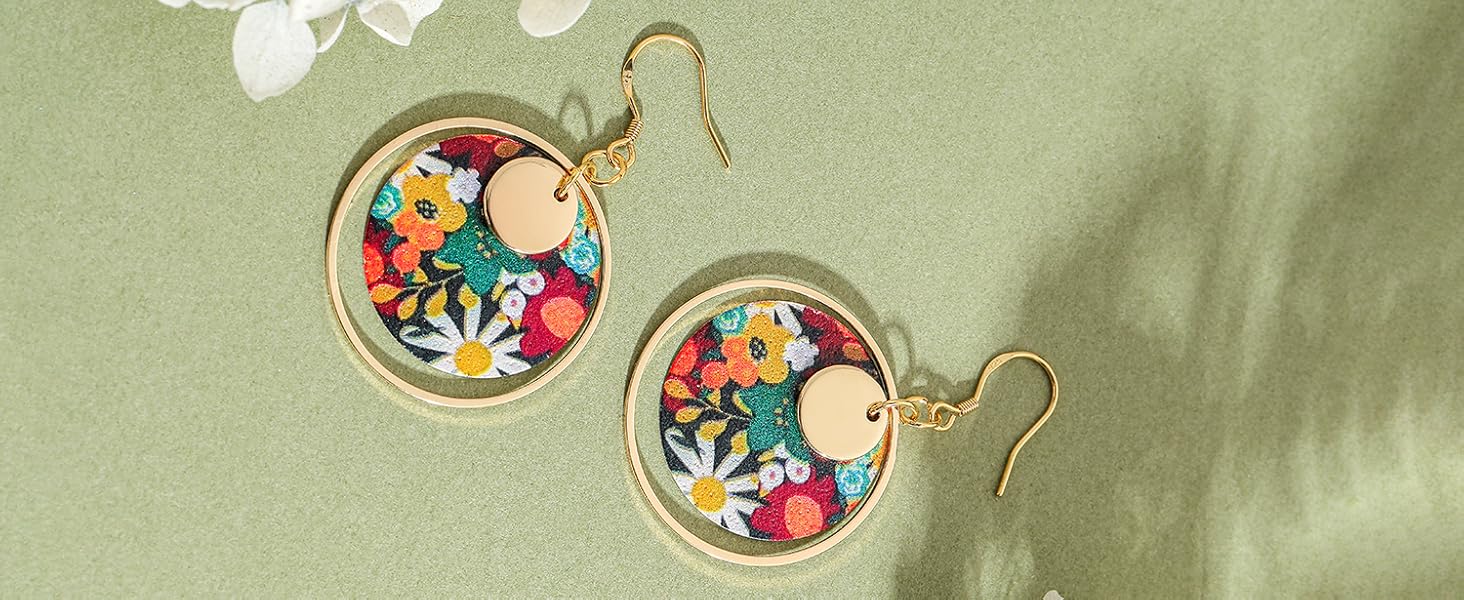 Boho Flower Earrings