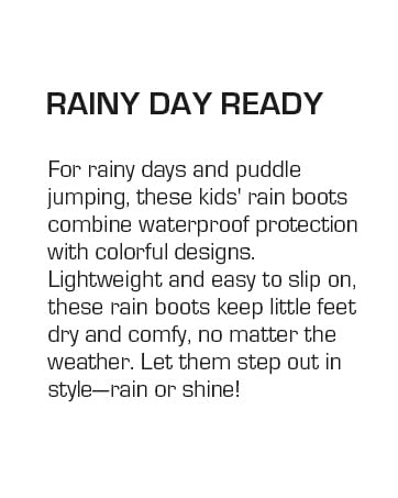 girls rain boots