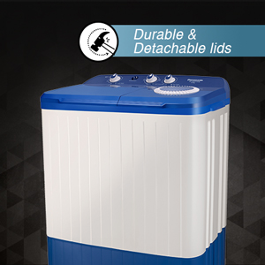 Panasonic Semi Automatic 6.5Kg Washing Machine, Detachable Lids