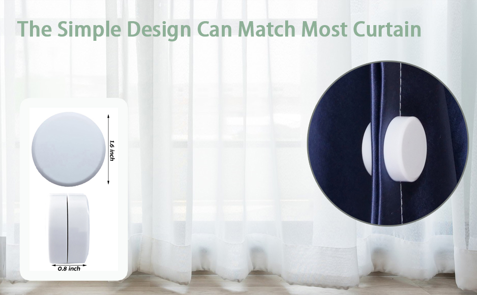 EMLTHORY 6 PCS Shower Curtain Weights Bottom,