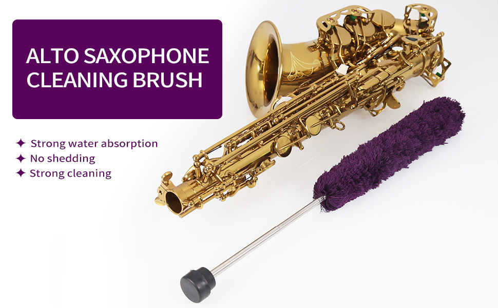 Alto Saxophone Sax Cleaning Brush Duster Cleaner Maintain