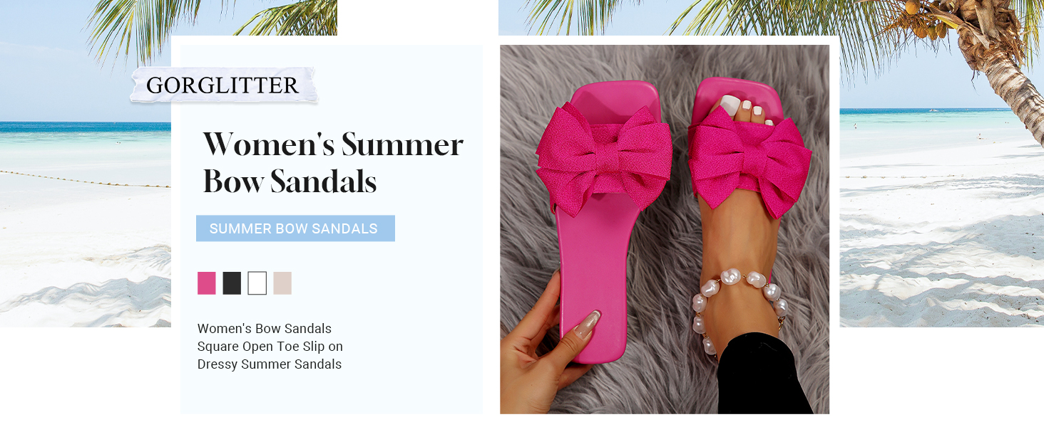 bow sandals for women pink sandal