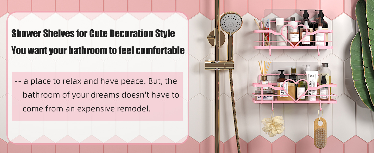 Sweet Heart Shower Caddy