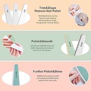 nail file and buffer