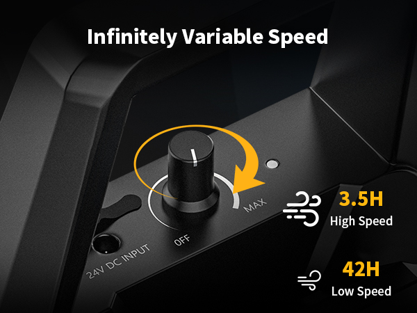 large rechargeable fan