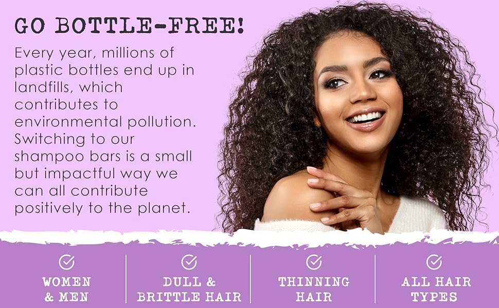 Rice Water Shampoo Bar for Hair Growth, Strengthening