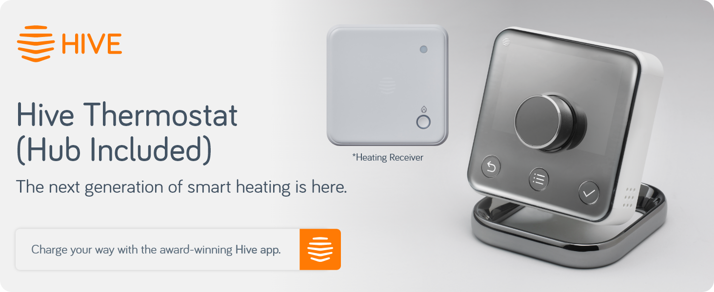 Hive Thermostat for Heating with Hive Hub Boiler) Energy