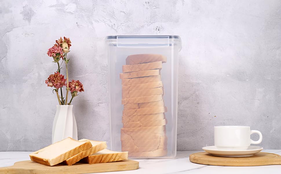 JILLMO Set of 2 Bread Container Bread Storage Container