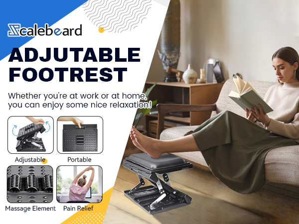Amazon.com : Scalebeard Foot Rest for Under Desk at Work