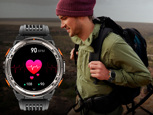 3ATM Waterproof Military Smart Watch