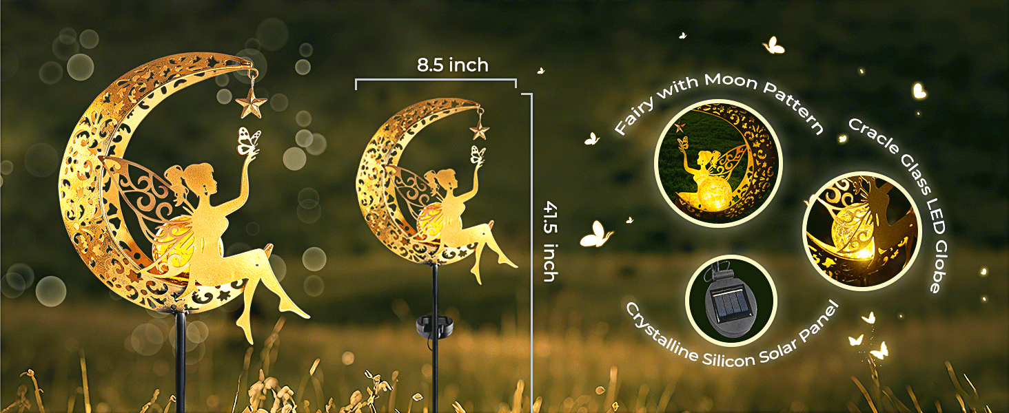 SOLAR FAIRY MOON LIGHTS