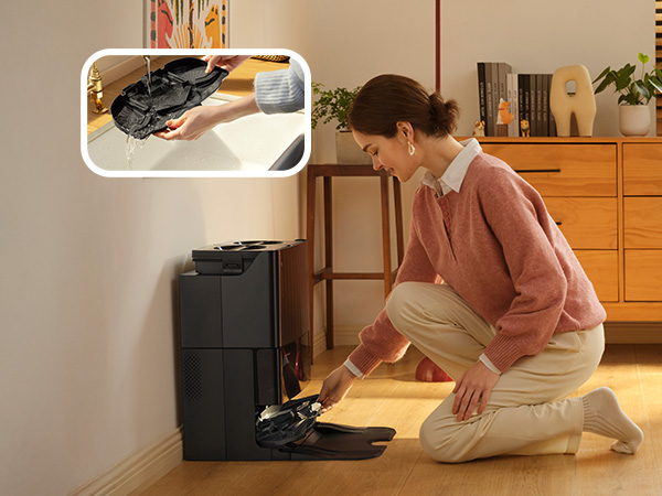 お値下げᕦ(ò_óˇ)ᕤ⭐︎roborock qrevo c qrrc52-04 Roborock QX Revo Vacuum and Mop Robot with Multifunctional