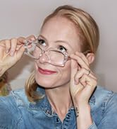 Eyekepper Lesebrille - Übergroße Brillen mit Quadratischem Design für Damen