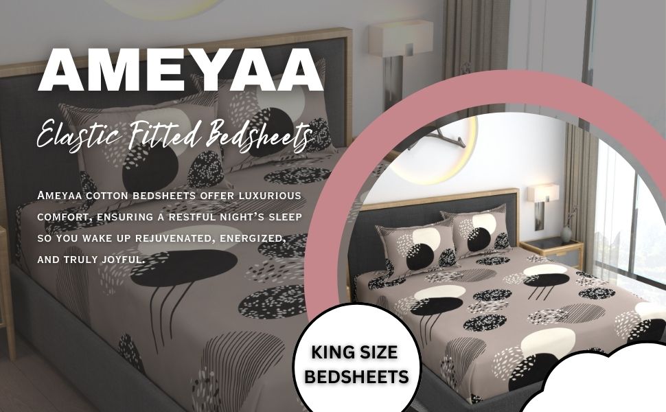 Elastic Fitted Bedsheet King Size