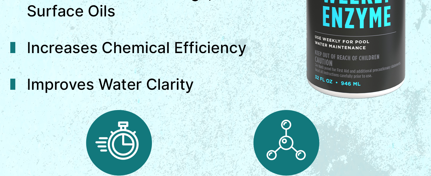 Pool Enzyme Treatment Weekly Natural Enzymes for Pools Works as an EcoFriendly