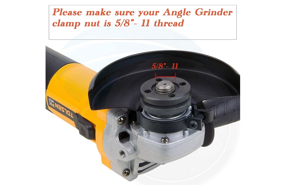 5/8"11 Angle Grinder Extension Shaft for 41/2Inch Angle Grinder