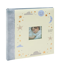 Blue baby photo album