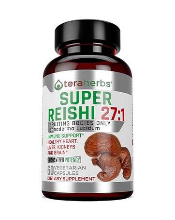 Organic Reishi Mushroom Extract by Tera Herbs