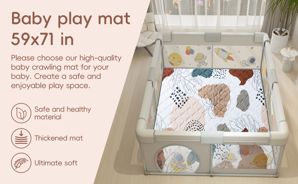 baby paly mat 59X71